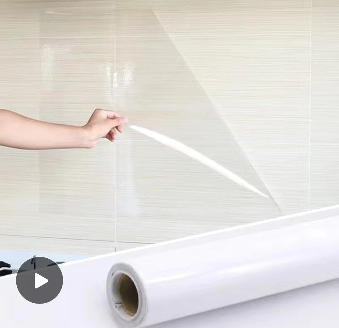 Self-Adhesive Protective Film PVC Waterproof Washable Decorative Surface Cover for Furniture Walls Floors