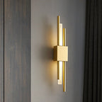 Nordic LED Wall Lamp Modern Metal Acrylic Wall Sconce Up Down Light Black Gold Finish