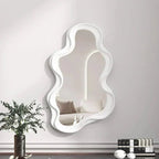 Spiegelia Cloud-Shaped Decorative Wall Mirror ABS Material 26x41 cm for Living Room Bedroom Bathroom