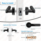 Electronic Fingerprint Door Lock with App Control Backup Power Keyless Entry