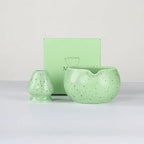 Ceramic Matcha Bowl with Pouring Spout 13.5cm Traditional Japanese Green Tea Chawan