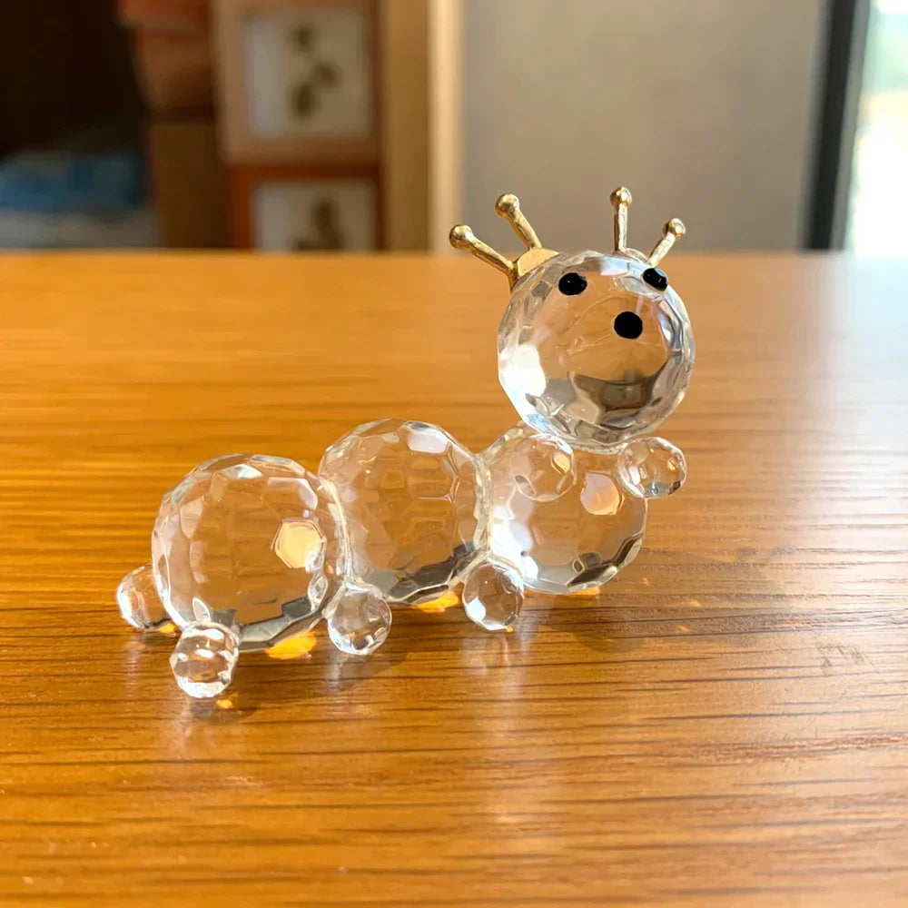 Animal Crystal Paperweight Figurines Modern Decorative Office Desk Accessories