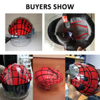 Kids Motocross Helmet Full Face ABS Lightweight Adjustable Straps Ages 3-9 Blaze Colors