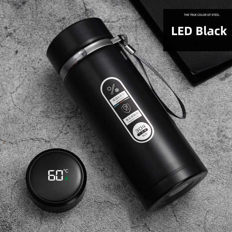 Harrow Stainless Steel Thermos Bottle 500ml-1L Vacuum Insulated Flask with LED Temperature Display