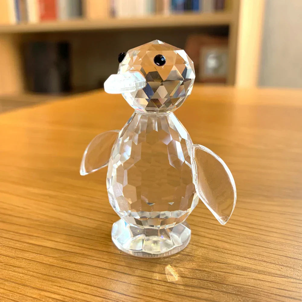 Animal Crystal Paperweight Figurines Modern Decorative Office Desk Accessories