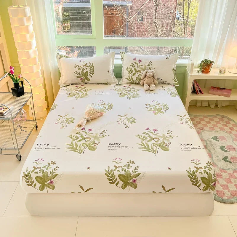 Harrow Cotton Bedding Set 100% Soft Breathable Duvet Cover and Pillowcases Multiple Sizes