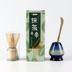Bamboo Matcha Whisk Set 100-Prong Chasen with Scoop Eco-Friendly Tea Tool