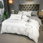 Harrow Luxury Embroidered Duvet Cover Soft Breathable Fabric 86.6x94.5 Inches Multiple Colors