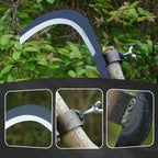 Multi-Purpose Steel Sickle Cutter Head Sharp Double-Edged Adjustable Tension