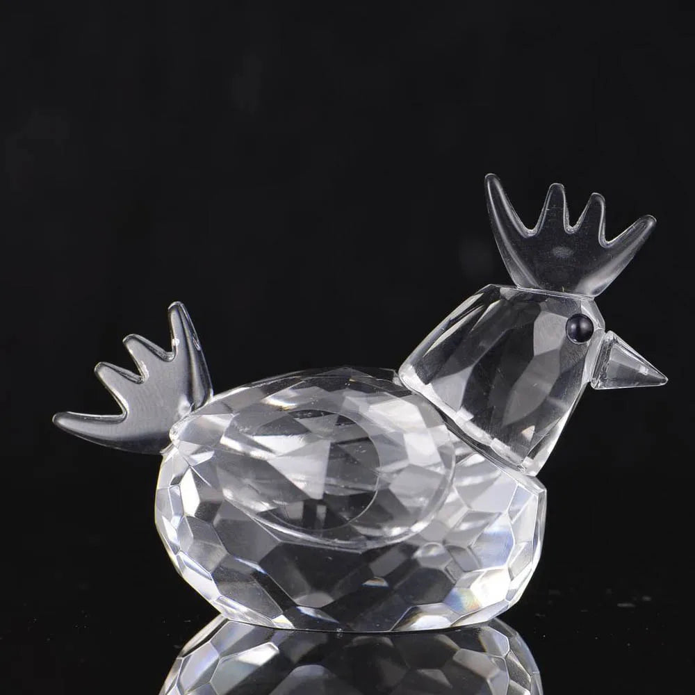 Animal Crystal Paperweight Figurines Modern Decorative Office Desk Accessories