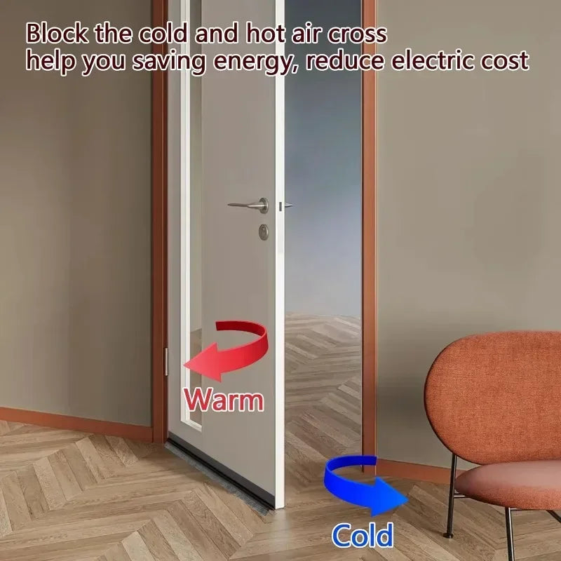 Door Seal FlexGuard Heat and Abrasion Resistant TPE Weatherstripping for Doors and Windows 1m 4 Colors