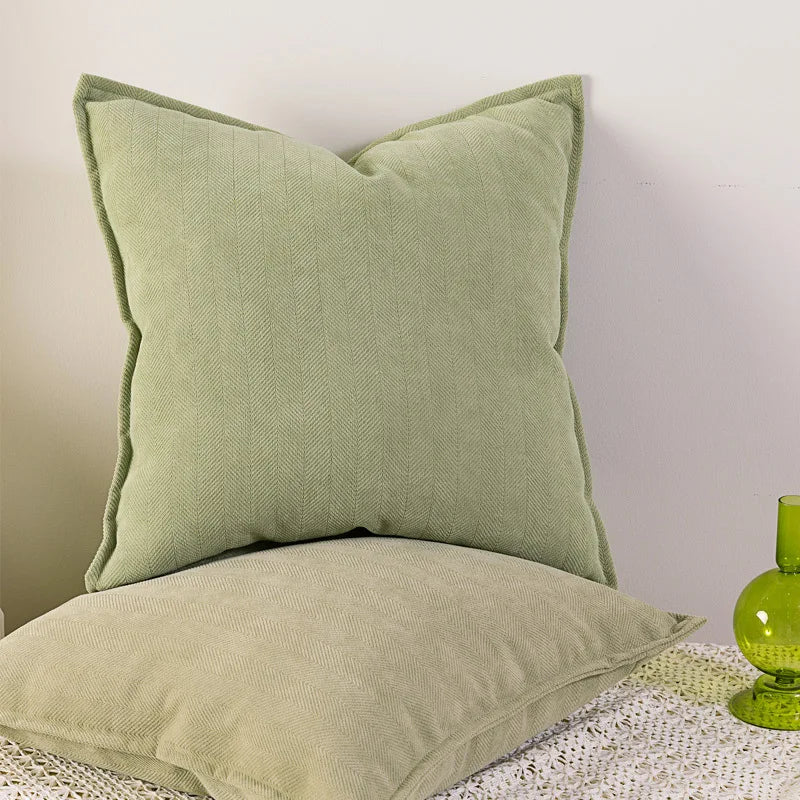 Harrow Chenille Pillow Cover Soft Washable Cushion Cover for Living Room Bedroom Sofa