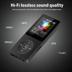 Wireless MP3 Player with Bluetooth 5.4, HiFi Lossless Sound, 1.8-Inch Screen, Expandable Storage up to 128GB