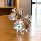 Animal Crystal Paperweight Figurines Modern Decorative Office Desk Accessories