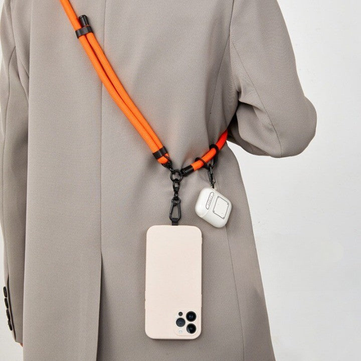 Adjustable Nylon Neck Phone Holder Strap with Quick Release Buckle Lightweight Wrist Lanyard