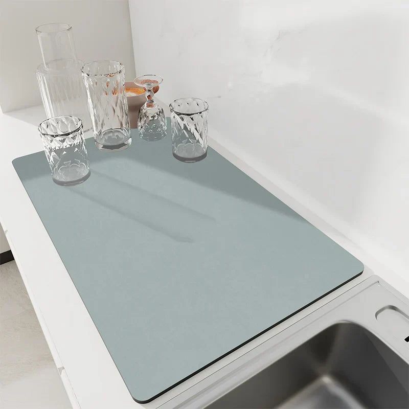 Super Absorbent Large Quick Dry Non-Slip Eco-Friendly Diatom Mud Kitchen Mat
