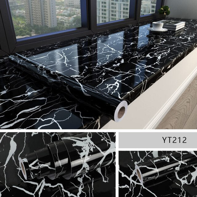 Self-Adhesive Protective Film PVC Waterproof Washable Decorative Surface Cover for Furniture Walls Floors