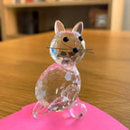 Animal Crystal Paperweight Figurines Modern Decorative Office Desk Accessories