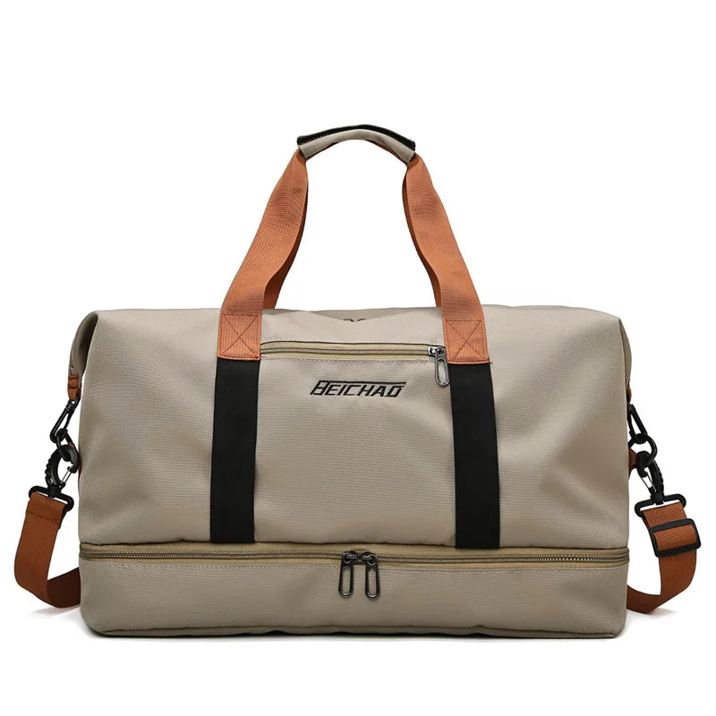 CarryOnFit Crossbody Travel Bag and Sports Bag Eco-Friendly Fabric 46x25x28 cm Durable Tote