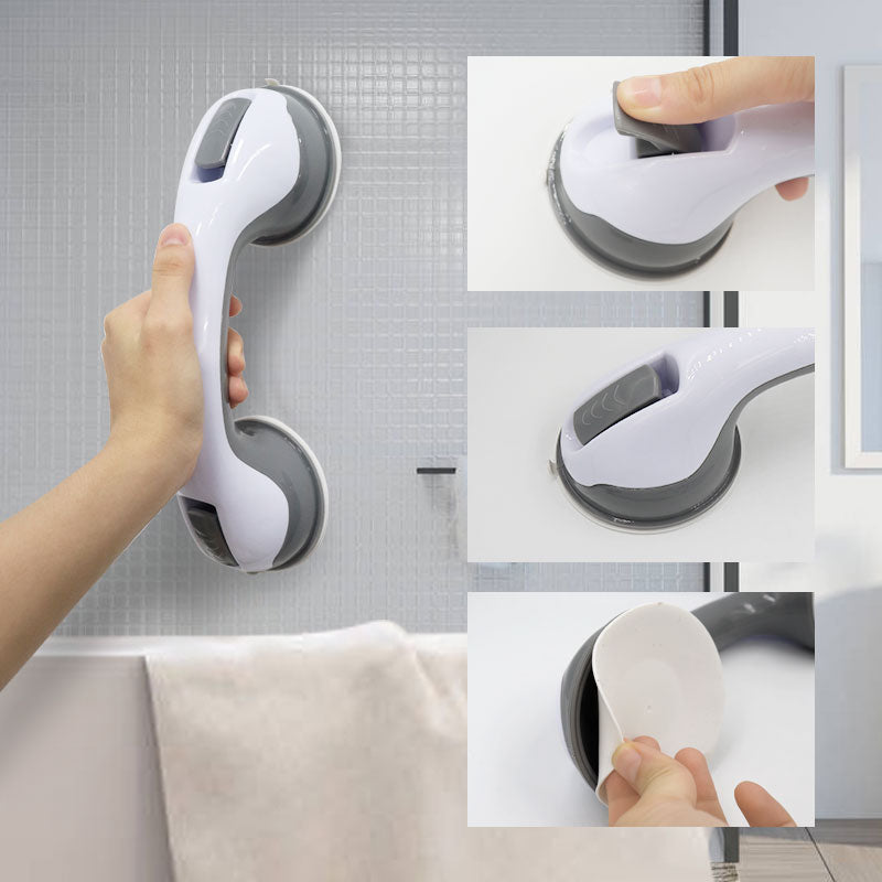 Safety Grab Bar with Non-Slip Grip and Vacuum Suction Cup for Bathroom and Shower Support