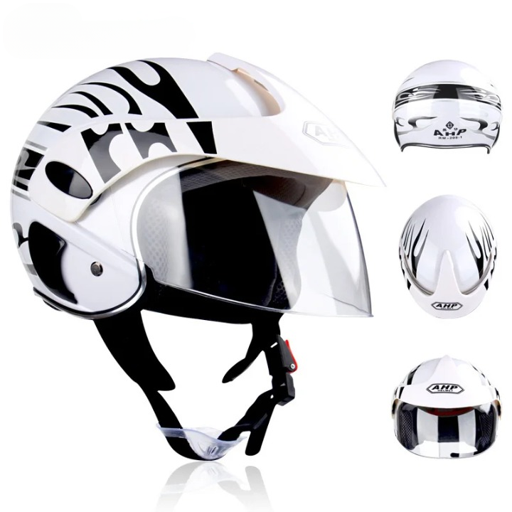 Kids Motocross Helmet Full Face ABS Lightweight Adjustable Straps Ages 3-9 Blaze Colors