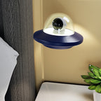 UFO Astronaut Spaceman Flexible LED Night Lamp USB Powered White Light 6000K