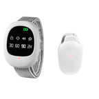 Wireless Bedwetting Alarm with Adjustable Vibration and Sound Modes White