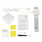 Wireless Bedwetting Alarm with Adjustable Vibration and Sound Modes White