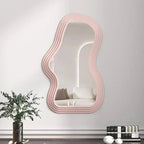 Spiegelia Cloud-Shaped Decorative Wall Mirror ABS Material 26x41 cm for Living Room Bedroom Bathroom
