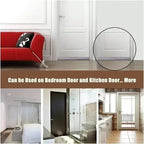 Door Seal FlexGuard Heat and Abrasion Resistant TPE Weatherstripping for Doors and Windows 1m 4 Colors