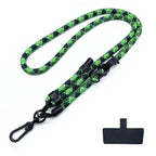 Adjustable Nylon Neck Phone Holder Strap with Quick Release Buckle Lightweight Wrist Lanyard
