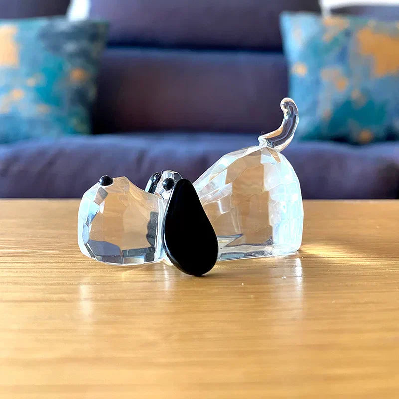 Animal Crystal Paperweight Figurines Modern Decorative Office Desk Accessories