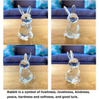 Animal Crystal Paperweight Figurines Modern Decorative Office Desk Accessories
