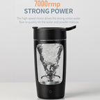 Harrow Electric Protein Shaker Mixer 650ml BPA-Free Tritan Leak-Resistant with Carry Handle