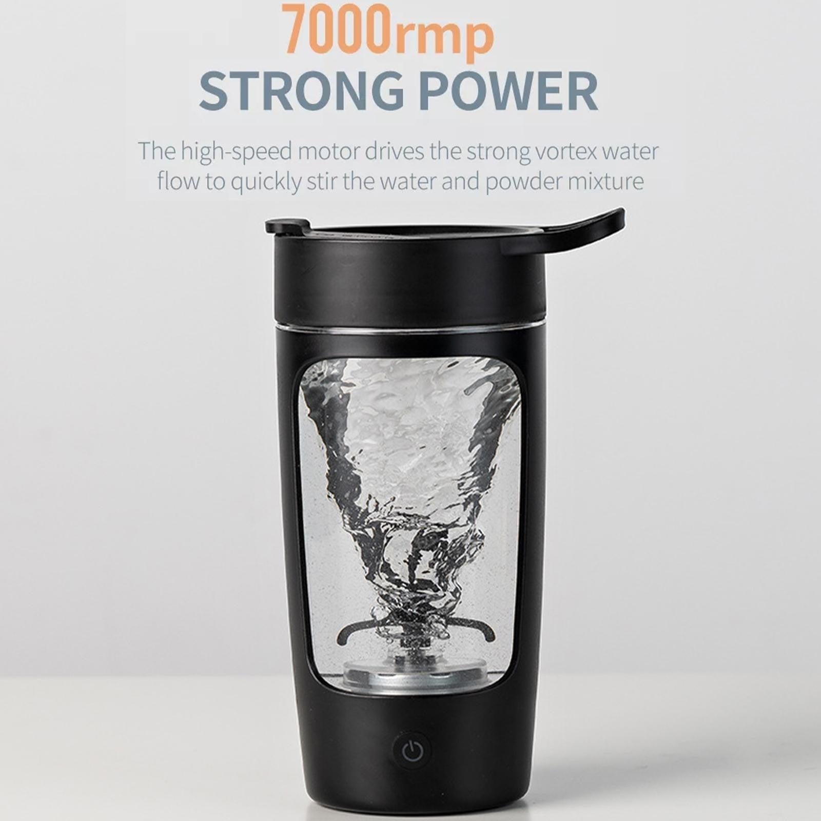 Harrow Electric Protein Shaker Mixer 650ml BPA-Free Tritan Leak-Resistant with Carry Handle