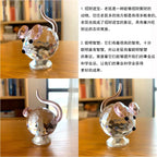 Animal Crystal Paperweight Figurines Modern Decorative Office Desk Accessories