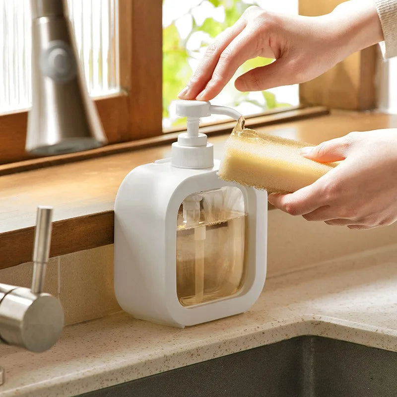 SkandiPure Soap Dispenser Minimalist Nordic Design Durable ABS PVC Bathroom Kitchen