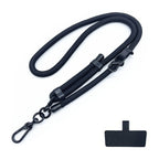 Adjustable Nylon Neck Phone Holder Strap with Quick Release Buckle Lightweight Wrist Lanyard