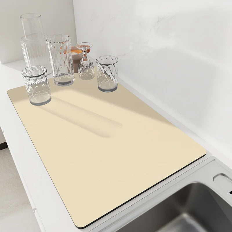 Super Absorbent Large Quick Dry Non-Slip Eco-Friendly Diatom Mud Kitchen Mat