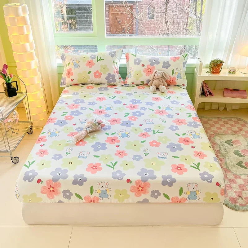 Harrow Cotton Bedding Set 100% Soft Breathable Duvet Cover and Pillowcases Multiple Sizes