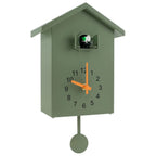 Harrow Contemporary Cuckoo Quartz Wall Clock Recycled Plastic Modern Design 25cm