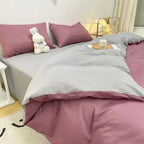 Reversible Bedding Set Soft Breathable Duvet Cover 78x90 Inch Scandinavian Design