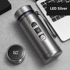 Harrow Stainless Steel Thermos Bottle 500ml-1L Vacuum Insulated Flask with LED Temperature Display