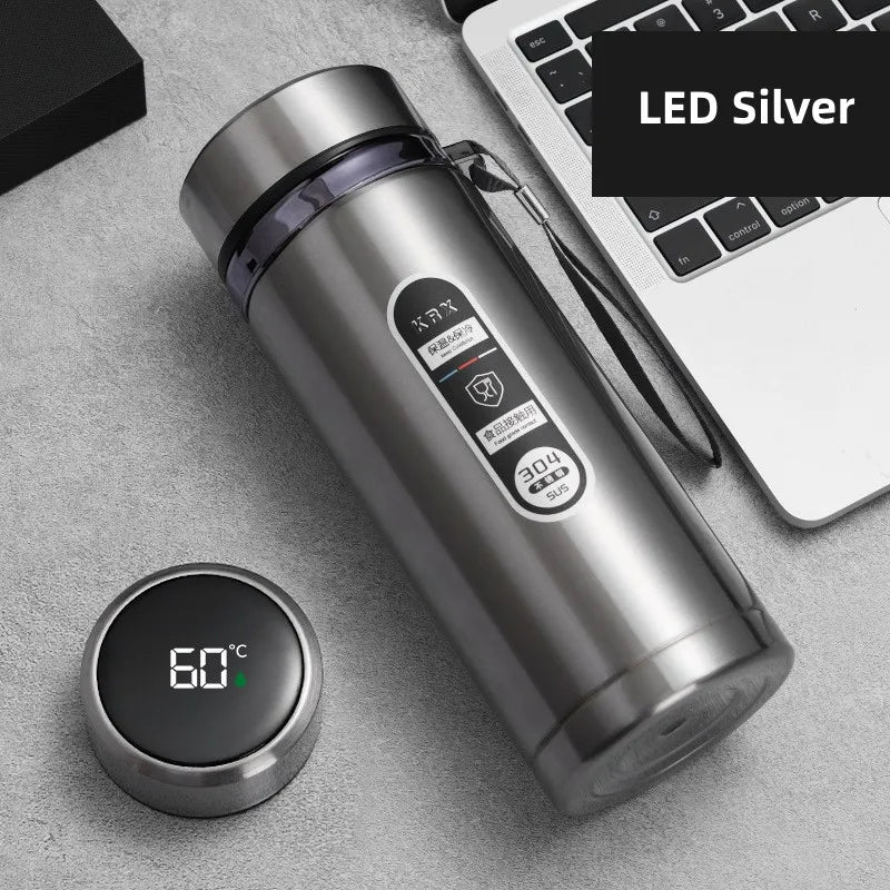 Harrow Stainless Steel Thermos Bottle 500ml-1L Vacuum Insulated Flask with LED Temperature Display