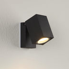 Modern Outdoor Waterproof LED Wall Spotlight Adjustable Angle Black Aluminum Sconce Lamp 5W 500lm