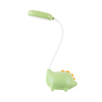 Rechargeable LED Desk Lamp with Cartoon Dinosaur Design Eye Care Table Light 15 Inch Polypropylene