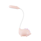 Rechargeable LED Desk Lamp with Cartoon Dinosaur Design Eye Care Table Light 15 Inch Polypropylene