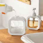 SkandiPure Soap Dispenser Minimalist Nordic Design Durable ABS PVC Bathroom Kitchen