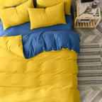 Reversible Bedding Set Soft Breathable Duvet Cover 78x90 Inch Scandinavian Design