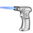 Portable Butane Torch Jet Flame Lighter Windproof Metal Outdoor Camping Cooking Ignition Tool